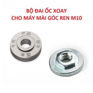 Bộ Đai Ốc Mặt Bích Xoay Đai Ốc Khóa Kim Loại Cho Máy Mài Góc Loại Ren M10 Bộ 2 Loại Đai Ốc Phụ Kiện Máy Mài Góc