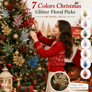 NALANILI 2pcs Quả Dâu Lấp Lánh Cành quả mọng nhân tạo Đỏ Rỗng Đồ trang trí cây thông Noel Tự làm Đồ trang trí Giáng sinh Hoa giả Trang trí nhà cửa
