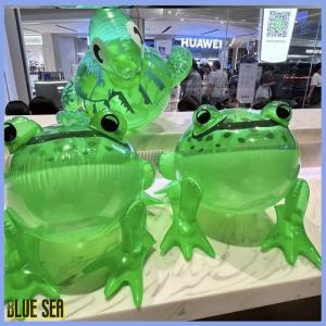 bluesea Phát sáng Inflatable màu xanh lá cây nảy ếch cóc Ballon rừng động vật đồ chơi vui trẻ em bên món quà sinh nhật trang trí đám cưới