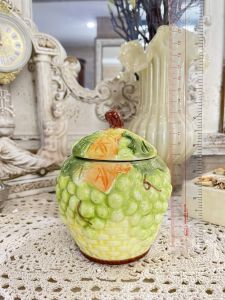 Hũ Đựng Thức Ăn Thủy Tinh Họa Tiết Trái Cây - Food Storage Container with Fruit Motif