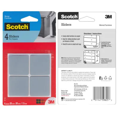 3M Scotch Heavy Duty Felt Pad Table Pad Chair Pad Furniture Pad