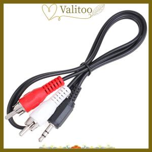 [Valitoo] 3.5mm jack mini plugto 2 RCA male stereo ohono audio speaker adapter cable