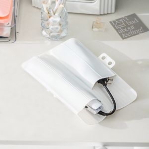 【Max_feel】ซิลิโคนม้วนผม ม้วนผม ฉนวนกันความร้อน แผ่นหนีบผม ที่คลุมผม กันลื่น แบน กระเป๋าเก็บเครื่องมือทําผม