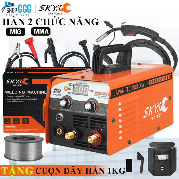 Máy Hàn MIG Không Dùng Khí SKYTOOL MIG500 - Máy hàn điện tử 2 chức năng ...