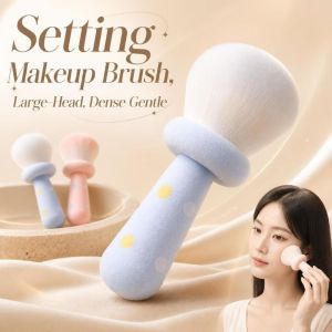NALANILI Đầu Lớn Cọ trang điểm phấn Có thể tái sử dụng Mềm mại Cọ tán phấn phủ Hình nấm Cọ trang điểm má hồng Cài đặt trang điểm