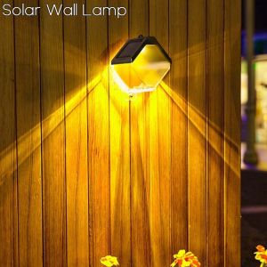 Lampu Dinding Outdoor Tenaga Surya Lampu Lentera Solar Dekorasi Taman