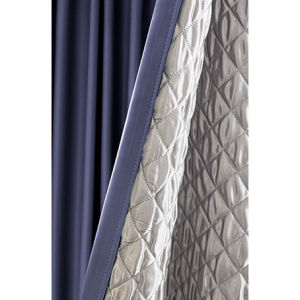 Super Soundproof Curtains Living Room Bedroom Cotton and Linen Blackout Curtains Heat Insulation Noise Reduction Windproof Thickened Curtains Can Be Changed in Size