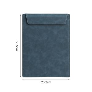 INTOONE 1pc PU Leather Menu Wine Holder A4/A5/A6/A7/B5 Suede File Folder Durable with Pen Insert Writing Pad School Office