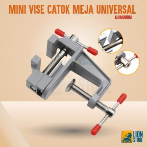 VHT Ragum Mini / Alat Jepit Clamp Table Vise Bench Klem Penjepit Kayu Catok Meja Perkakas Alumunium Penjepit Benda