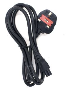 Extension Power Cord Cable 3 Pin UK male End Type Iec for Desktop Laptop Computer