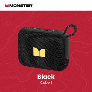 MONSTER - CUBE 1 PORTABLE BLUETOOTH SPEAKER | MULTI-SPEAKER CONNECTION & ADVANCE BLUETOOTH (1 YEAR WARRANTY)