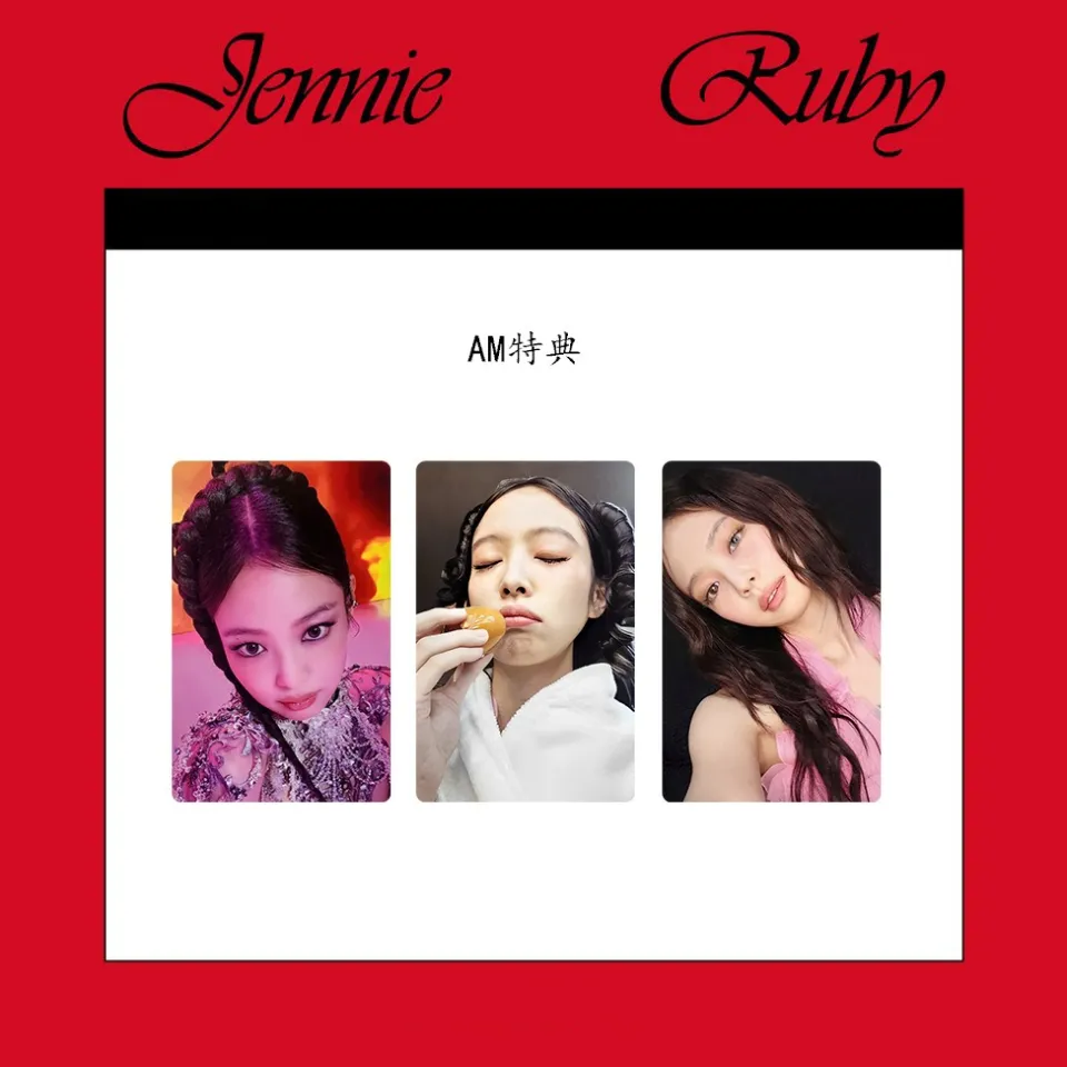 Jennie Ruby PhotoCard Make Star AM Ver. Blackpink Jennie Solo