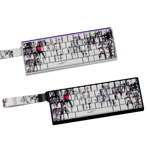 Ansi isos bố trí ban đầu độ cao độ nghiêng nút bàn phím PBT Tre rừng in mặt bên hông Keycaps cho 61/64/68 bàn phím