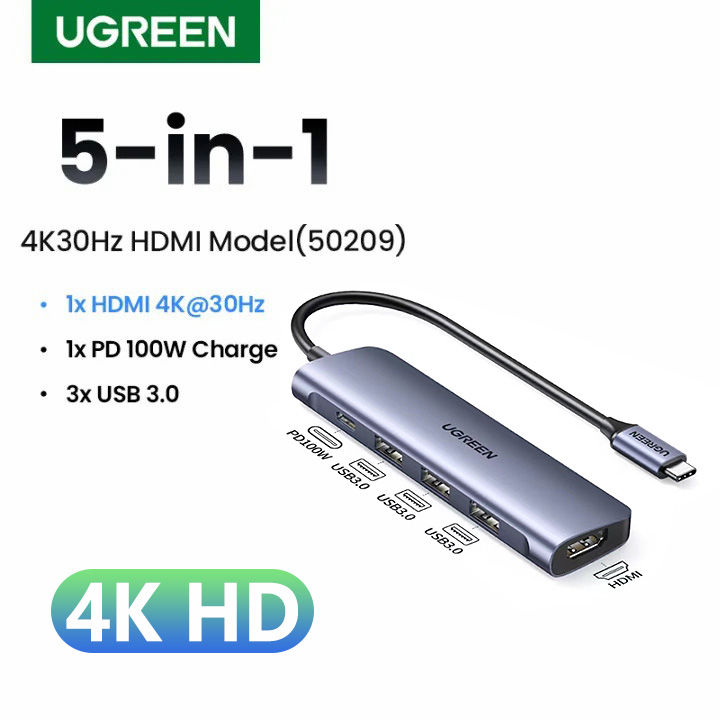UGREEN Type C Hub USB C to with 4K 30Hz - Main Image