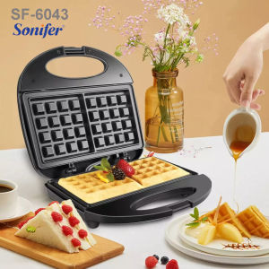 SONIFER Croffle Maker / Waffle Maker Alat Pembuat Croffle dan Waffle SF-6043 (+) FREE BUKU RESEP