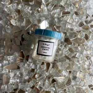 Pecahan Batu Kristal Crystal Chips CHAMPAGNE Stone Flakes Warna SAMPANYE ORANGE KEKUNINGAN Elegant Hiasan Resin Gelas Kaca Glass Shards Mica