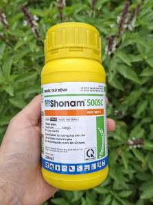 [VTNN TIEN KHOA] TRỪ BỆNH SHONAM 500SC CHAI 240ML Trừ đạo ôn khô vằn trên lúa mốc sương sương mai phấn trắng...trên lúa ớt hoa hồng và nhiều loại cây trồng khác
