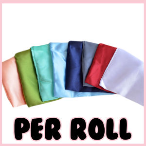 [ PER ROLL ] Kain Satin saten silk jepang souvenir/dekorasi/hiasan aksesoris hampers pernikahan