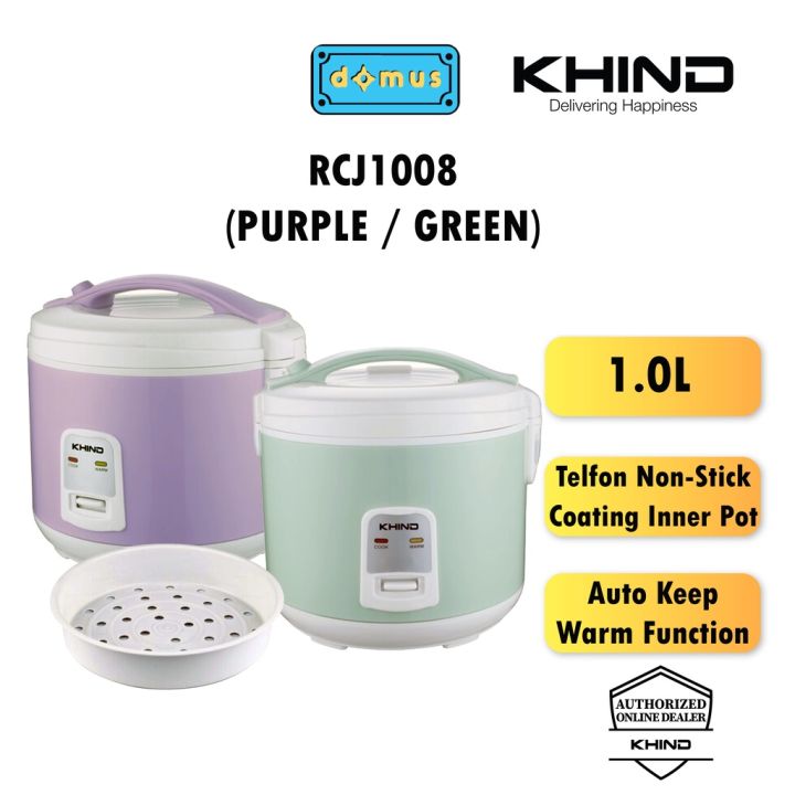 ♧Khind Jar Rice Cooker (1L) RCJ1008♗