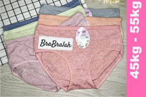 [ BRABRALAH ] (4 HELAI RM 12)  Ladies panties Lady Underwear 45kg-55kg  #212