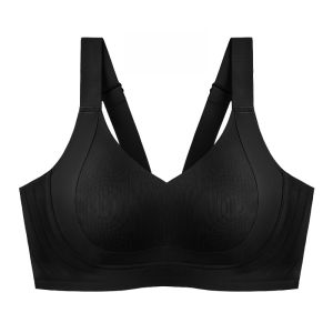 Womens Anti-Sagging Seamless Bra Large Size Appears Small Push-Up Underwear Full Cup Brassiere Lingerie