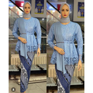 PROMO setelan kebaya aurora selendang kebaya tille mix rok plisket kebaya pinguin selendang kebaya wisuda kebaya kartini kebaya kondangan kebaya modern
