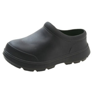 รองเท้าทำครัวน้ำหนักเบา EVA สวมใส่สบายและกันน้ำมัน รองเท้าทำงานฤดูใบไม้ร่วงกันลื่นและทนต่อการสึกหรอ รองเท้าสลิปออนสำหรับเชฟกลางแจ้ง EVA ที่สะดวกสบายสำหรับผู้ชายและผู้หญิง พื้นรองเท้าหนา