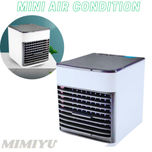 MIMIYU Mini Air Conditioner Fan Desktop Evaporative Air Cooler 3 Speed Portable Air Conditioner Fan Air Cooler