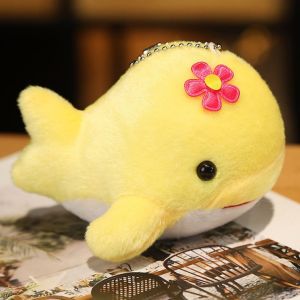 SKYJS Soft Toy Stuffed Animals Hanging Pendant Animal Doll Stuffed Toy Backpack Pendant Keychain Keyring Whale Plush Pendant Whale Plush Doll