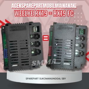 ⚡Ready⚡ Receiver+Remote Control 24Ghz RX19 12v 40A (modul PCB) mobil aki jeep pliko PMB Wim cycle