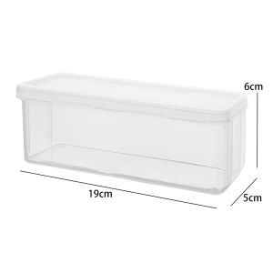 G-สวยงามกล่องที่เก็บเครื่องสำอางโปร่งแสง Pp จัดเก็บข้อมูลฝุ่นพลาสติกพกพาความจุขนาดใหญ่ Kuas Rias องค์กร