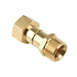 M22 *14mm Brass High Pressure Washer Swivel Joint for Fitting M22 Connector