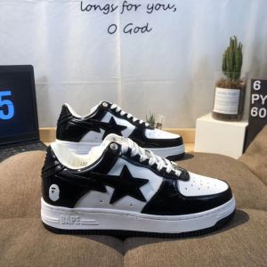 BAPE Mens Casual Shoes Fashion Skate Sneakers for Men and Women Breathable Comfortable Sports Shoes
