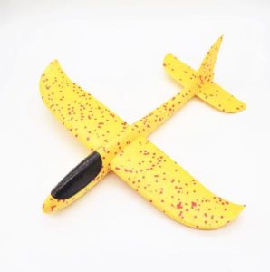 Throwing Airplane LED Light Up Kids Foam Plane Gliders Aircraft 48cm  Airplane Toy Hand Throwing Flying Glider Airplane Outdoor Sports for Kids Foam Plane Gift Idea for Children