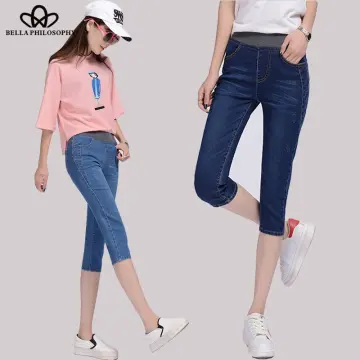 3 quarter pants jeans online