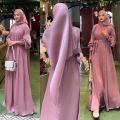 New - Gamis Terbaru 2024 Kekinian Simple dan Elegan Wanita Dewasa Kondangan Model Sekarang | Maddina Dress Kondangan Wanita Muslim Terbaru Cantik | Gamis Shimmer Silk Premium [Dress Shimmer]. 