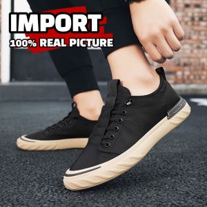 ( FREE BOX ) Sepatu Pria Sneakers Import - JL113581 - Sepatu Casual Pria Slip On Shoes Kasual Santai