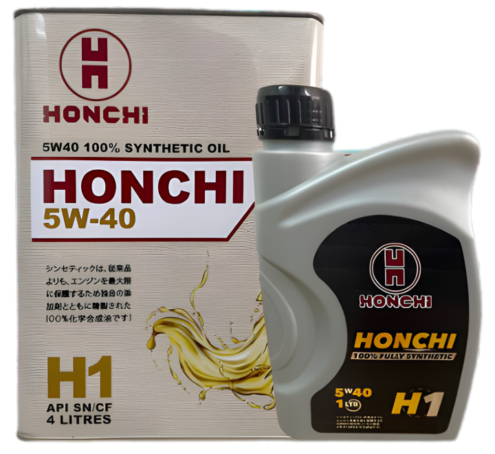 Honchi Fully Synthetic API SN/CF 5W40 Genuine Motor Oil 4Liters | Lazada PH