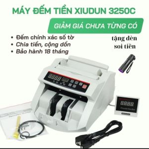 Máy đếm tiền Cao cấp có chức năng đếm tổng tiền theo từng mệnh giákiểm giả bằng tia UV ( thường ) mẫu mới 2025