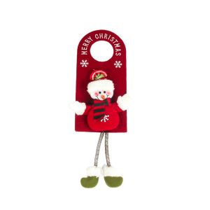 GAOSU Happy New Year Santa Claus Snowman Hanging Pendant Christmas Ornament Door Decor Doorknob Hanger