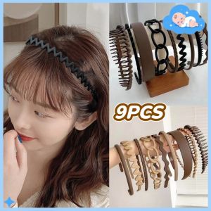 Hairband Headband Set Non Slip Plastic Multi Style Lightweight Comfort Fit Everyday Hair Accessories