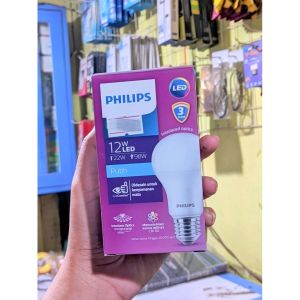 PHILIPS LED *Bulb* 12 Watt *Putih* (Setara 98W) EyeComfort Interlaced Optics