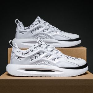 Giày Nam Cỡ Lớn Xuyên Biên Giới Giày Thể Thao Đế Dày Dễ Phối Hợp Xu Hướng Thời Trang Thoáng Khí Mẫu Mới Giày Chạy Bộ Học Sinh Một Chiếc