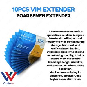 10pcs Boar Semen Extender Vim Extender (Blue) Improve Breeding Outcomes Semen Extender for Boars