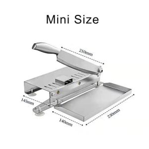 Stainless Steel Meat Slicer Manual Frozen Meat Slicer Chopped Chicken Duck and Fish Bone Cutter