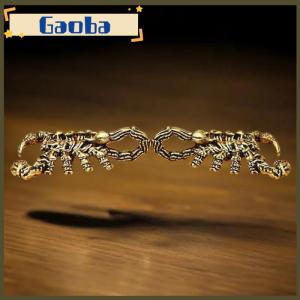 gaoba 1 Piece Funny Ant Scorpion Crafts Solid Brass Insect Beetles Figurines Collection Desktop Small Ornament Home Decoration