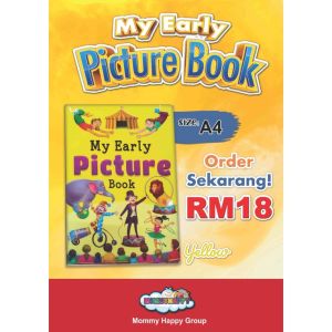 My Early Picture Book For Children Toddler Preschool Kids - Kamus Bergambar Bahasa Inggeris Untuk Kanak-kanak