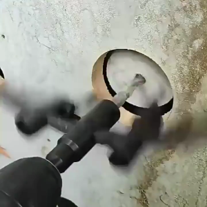 Adjustable Hole Cutter 30 to 300mm Heavy Duty Manganese Steel Blade Suitable for Woodworking and Plasterboard Projects