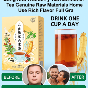 Ginseng And Wolfberry Six Treasure Tea Male Enhancement Tea Daily Nourishing Tea Warm Taste Not Bitter人参枸杞六宝茶