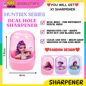 (READY STOCK) Avengers Dual Hole Pencil Sharpener Superhero Cute Stationery儿童文具复仇者联盟双孔削笔器卡通文具男孩奖励pengasah pensel comel